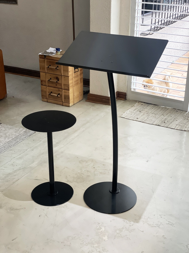 Curvy Black Podium Set