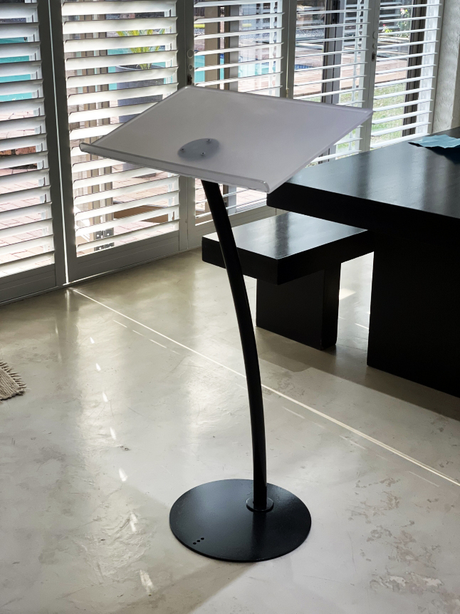 Acrylic Black Pulpit Set